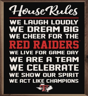 House Rules Texas Tech University